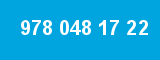 978 048 17 22 978 048 17 22